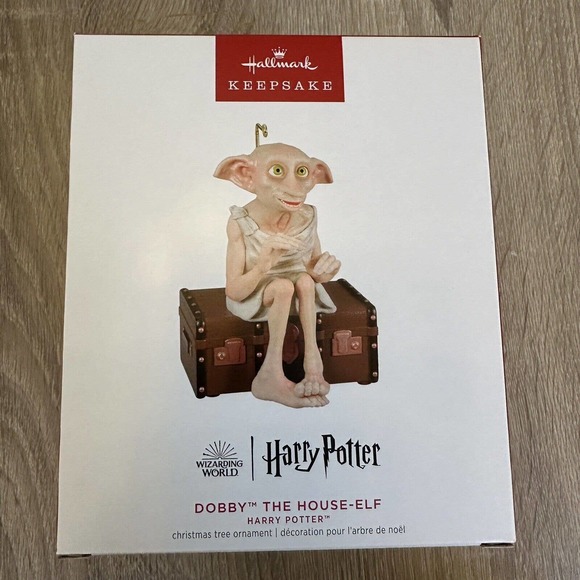 2023 Hallmark DOBBY The House Elf Harry Potter Magic Sound Ornament *NIB* - Picture 1 of 5